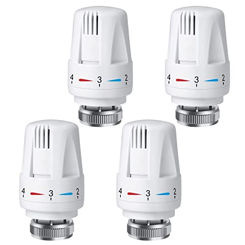 4 Stück Kromini Thermostatkopf